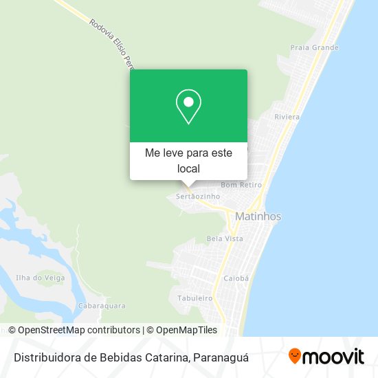 Distribuidora de Bebidas Catarina mapa
