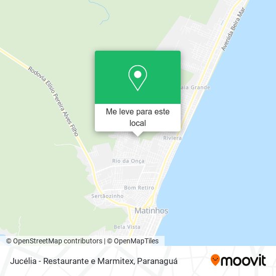 Jucélia - Restaurante e Marmitex mapa