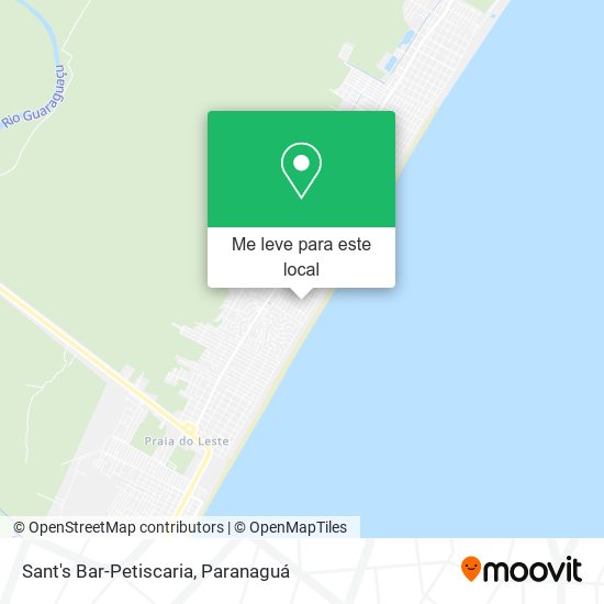 Sant's Bar-Petiscaria mapa