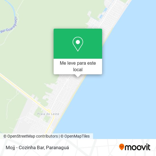 Mojj - Cozinha Bar mapa