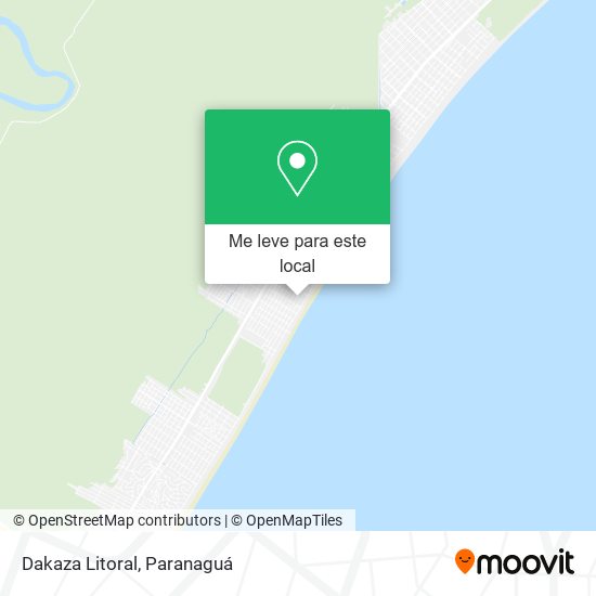 Dakaza Litoral mapa