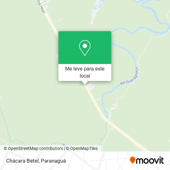 Chácara Betel mapa