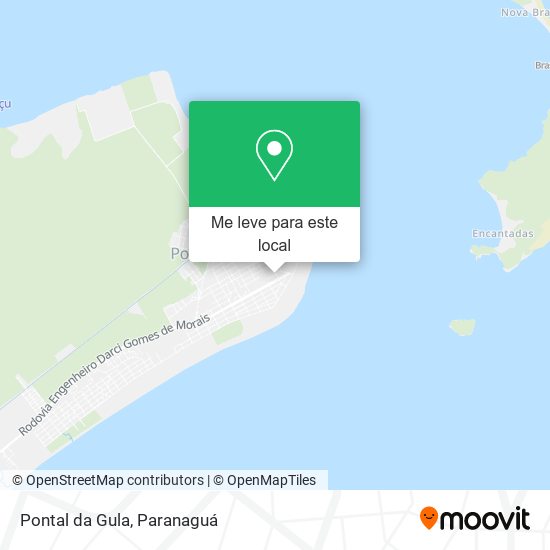 Pontal da Gula mapa