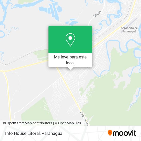 Info House Litoral mapa