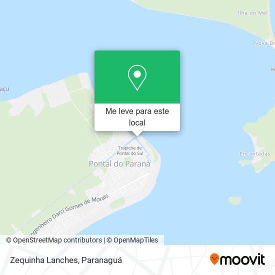 Zequinha Lanches mapa