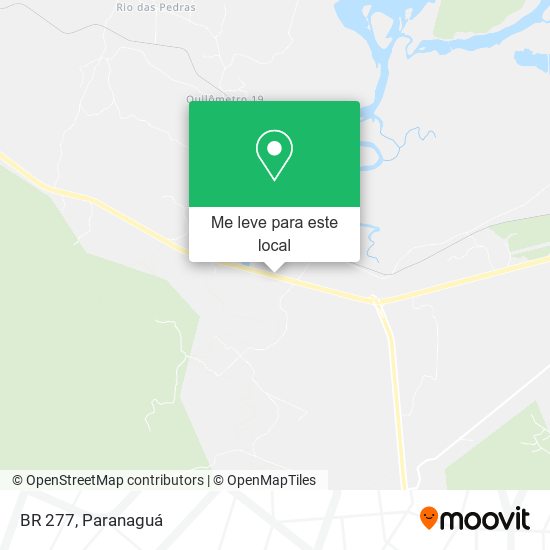 BR 277 mapa