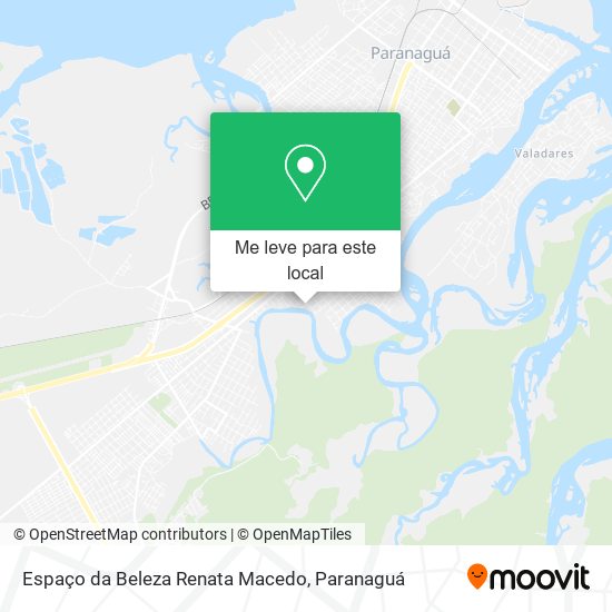 Espaço da Beleza Renata Macedo mapa