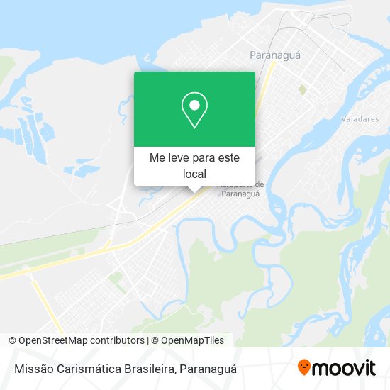 Missão Carismática Brasileira mapa