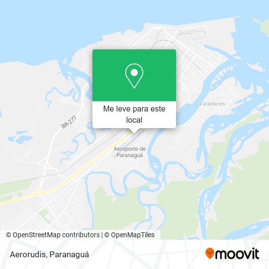 Aerorudis mapa