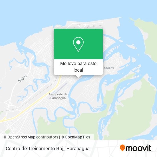 Centro de Treinamento Bpjj mapa