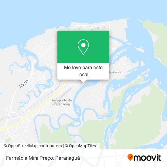 Farmácia Mini Preço mapa