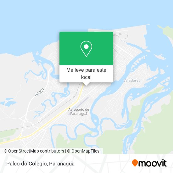 Palco do Colegio mapa