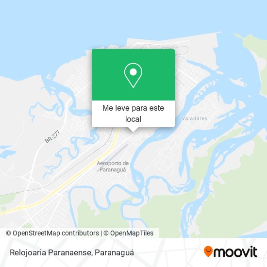 Relojoaria Paranaense mapa