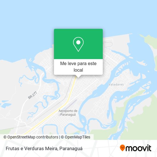 Frutas e Verduras Meira mapa