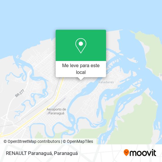 RENAULT Paranaguá mapa