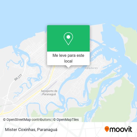 Mister Coxinhas mapa