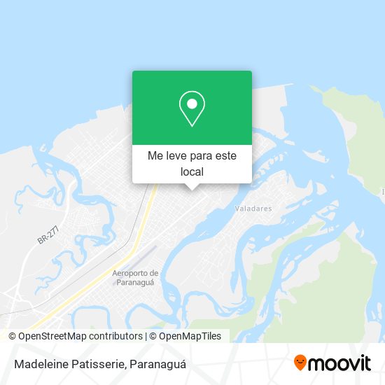 Madeleine Patisserie mapa