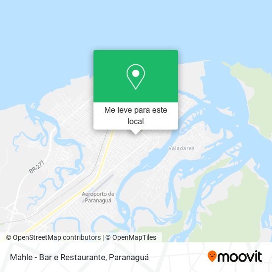 Mahle - Bar e Restaurante mapa