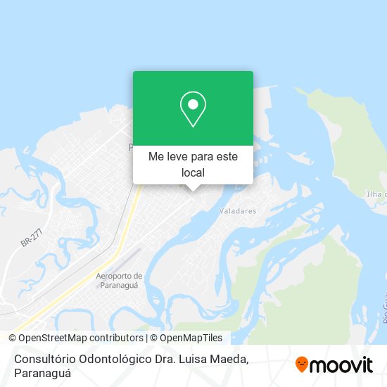 Consultório Odontológico Dra. Luisa Maeda mapa