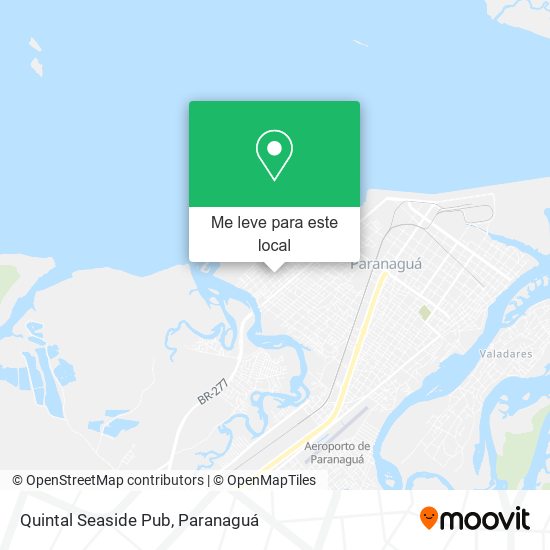 Quintal Seaside Pub mapa