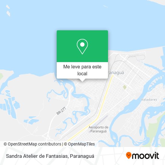 Sandra Atelier de Fantasias mapa