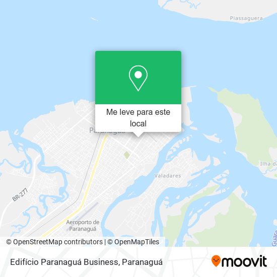 Edifício Paranaguá Business mapa