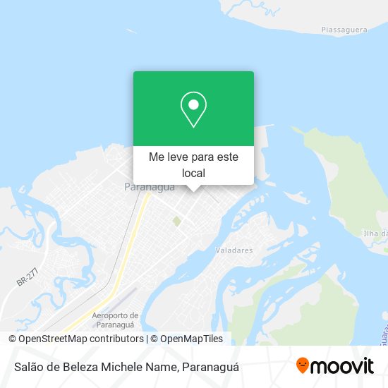 Salão de Beleza Michele Name mapa