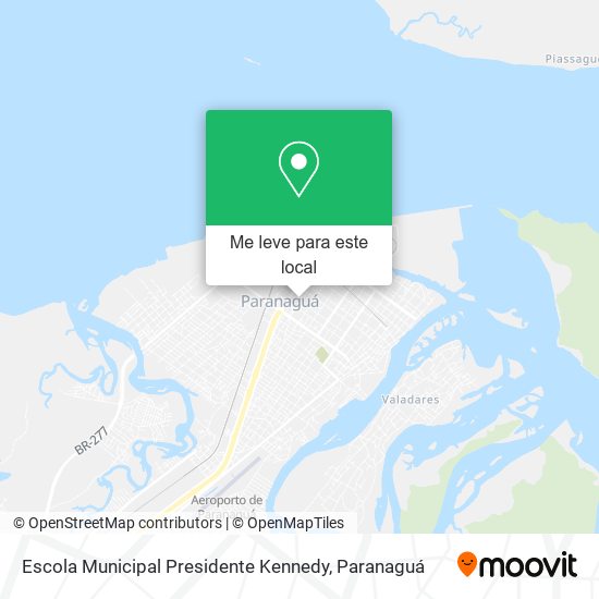 Escola Municipal Presidente Kennedy mapa