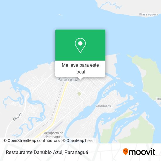 Restaurante Danúbio Azul mapa