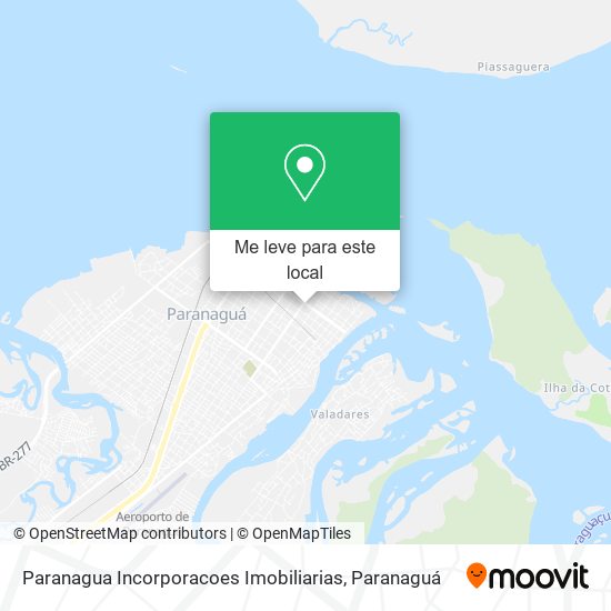 Paranagua Incorporacoes Imobiliarias mapa