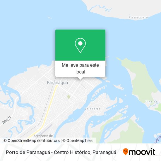 Porto de Paranaguá - Centro Histórico mapa