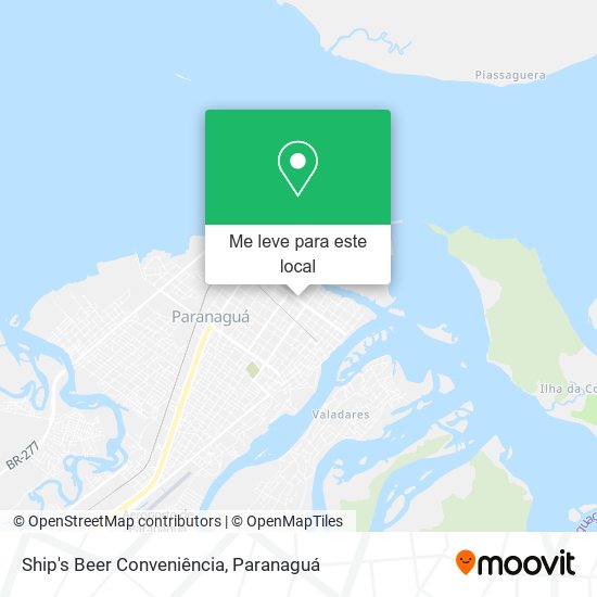 Ship's Beer Conveniência mapa