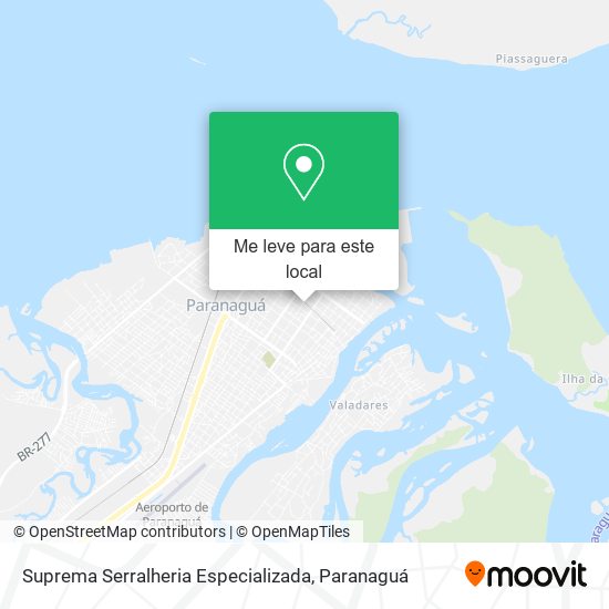 Suprema Serralheria Especializada mapa