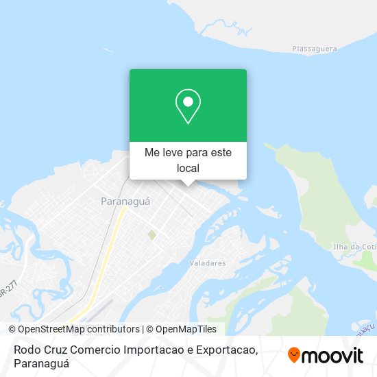 Rodo Cruz Comercio Importacao e Exportacao mapa