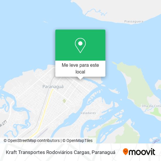 Kraft Transportes Rodoviários Cargas mapa
