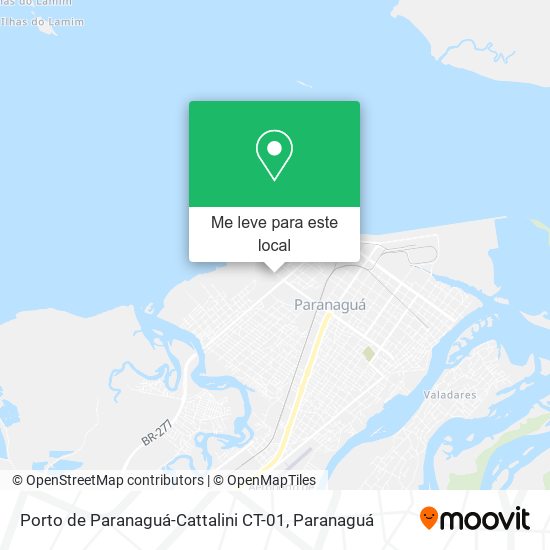 Porto de Paranaguá-Cattalini CT-01 mapa