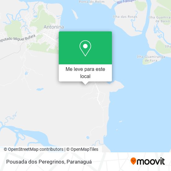 Pousada dos Peregrinos mapa