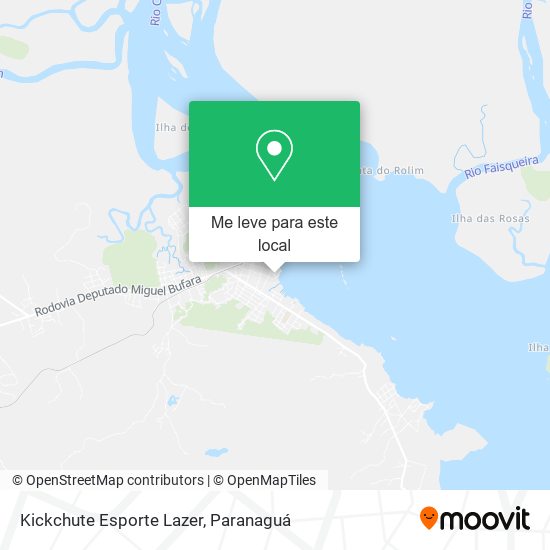Kickchute Esporte Lazer mapa