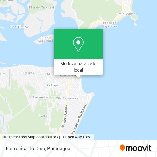 Eletrônica do Dino mapa