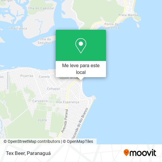 Tex Beer mapa