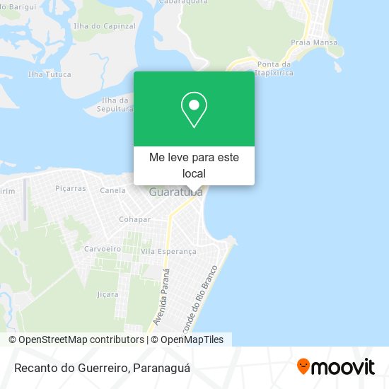 Recanto do Guerreiro mapa