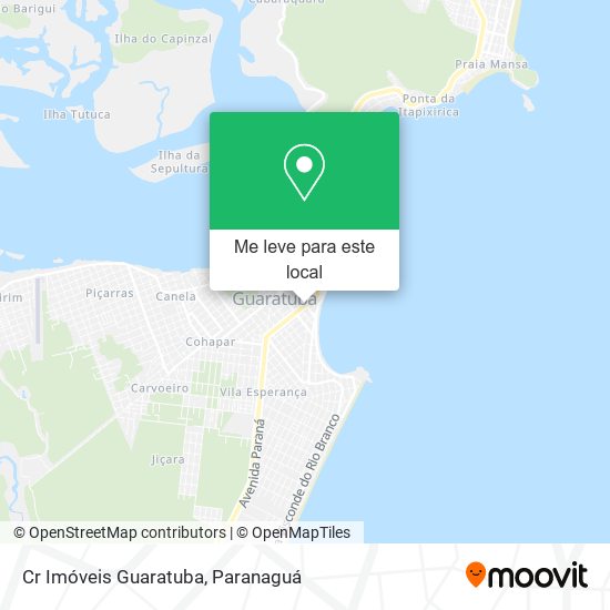 Cr Imóveis Guaratuba mapa