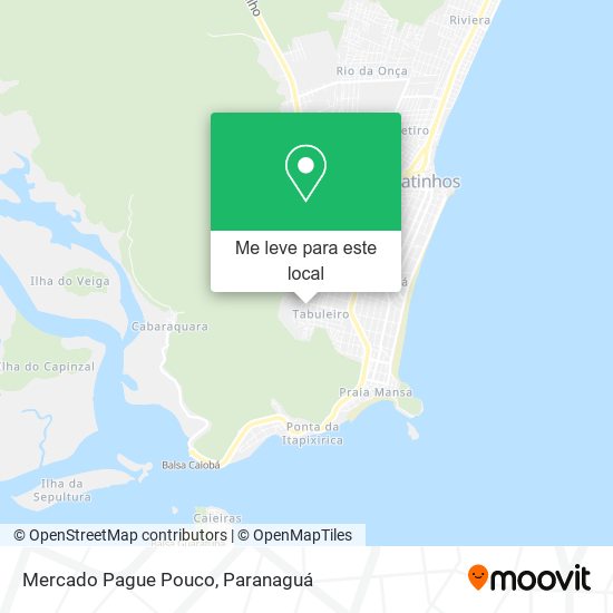 Mercado Pague Pouco mapa