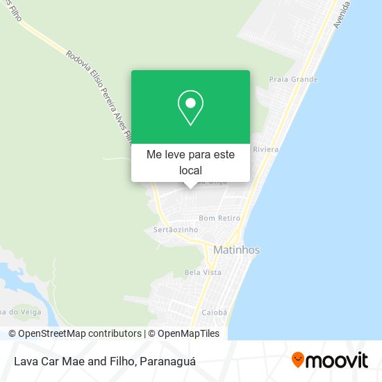 Lava Car Mae and Filho mapa