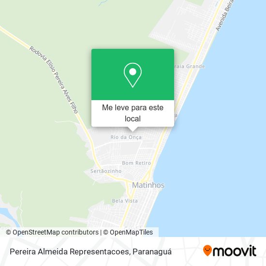 Pereira Almeida Representacoes mapa