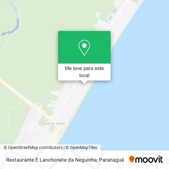 Restaurante E Lanchonete da Neguinha mapa