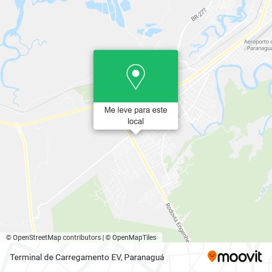 Terminal de Carregamento EV mapa