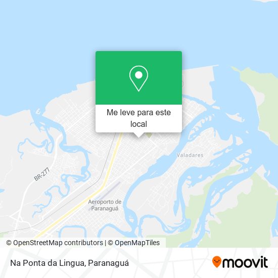Na Ponta da Lingua mapa