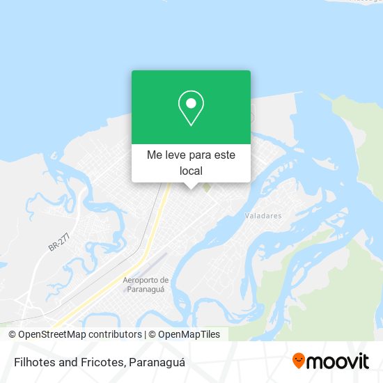 Filhotes and Fricotes mapa