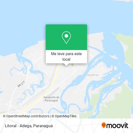 Litoral - Adega mapa